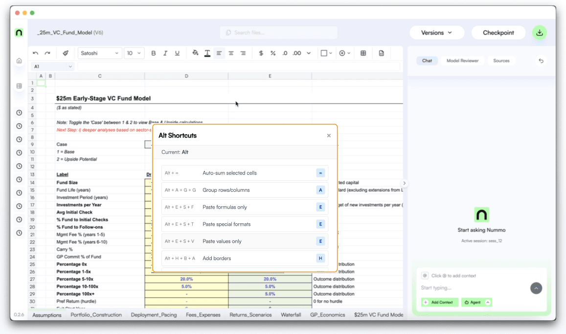Same shortcuts across Mac + PC